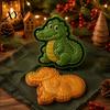 Милый Формочка для Печенья Шотландский Бычок, Праздничные Мини-Формы для Пирогов, Животные-Пресс для Выпечки, Многоразовые Штампы для Выпечки, Антипригарные для Теста и Формовки