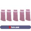 1/5 Pairs Toes Short Socks Woman Girl Cotton Striped Solid Breathable Soft Elastic Invisible Socks 5 Finger Socks Harajuku