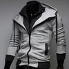 Мужская мода свитер кардиган куртка с капюшоном повседневные спортивные толстовки пальто