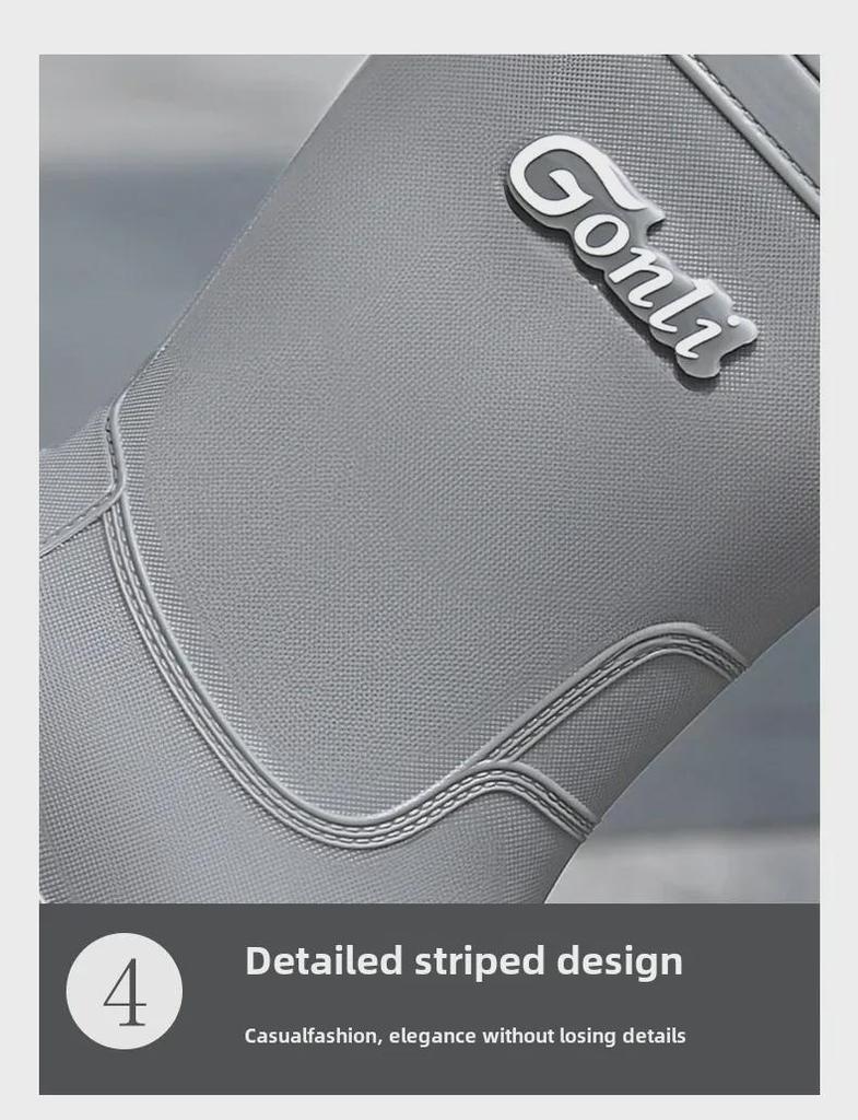 Women's Mid-Tube Lightweight Waterproof Rain Boots - European & American Fashion