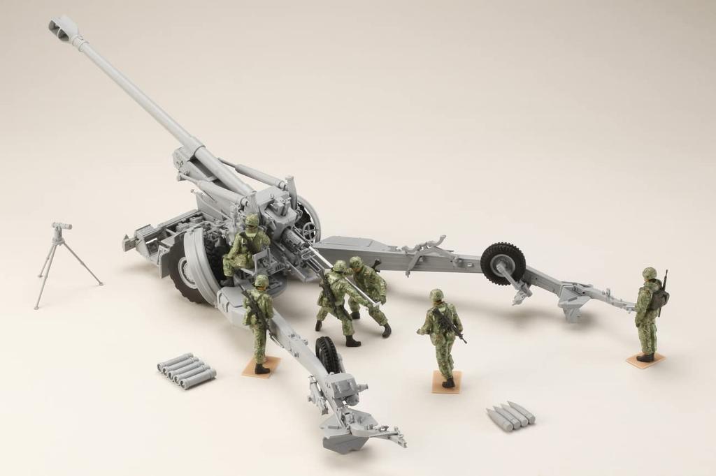 Hobby Japan HJM Военная серия Наземные силы Полевой набор спецназа Пластиковая модель HJMM002 Цветной пластик 1/35 №2 Самоходная FH-70