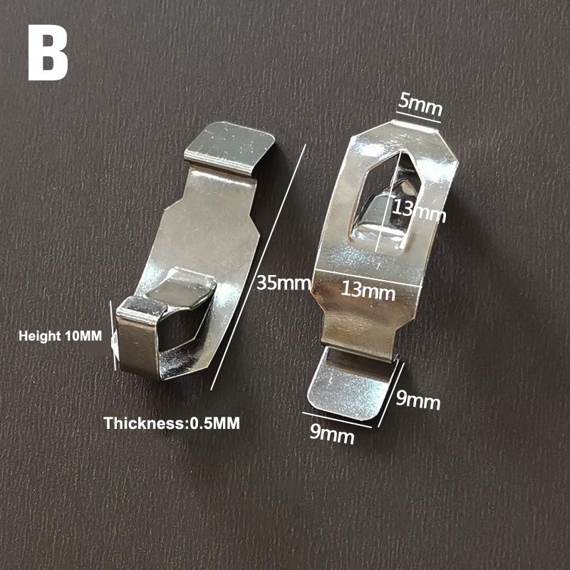 20 шт. Клипсы для рамок По Крепежные элементы Крючки Металлические пружинные поворотные клипсы Вешалка для картин Зеркальная вешалка