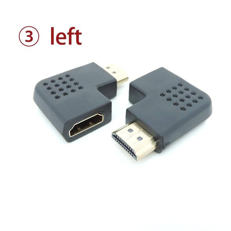 Угловой HDMI-совместимый адаптер-конвертер «папа-мама» Разъем Mini / Micro HDMI-совместимый удлинитель