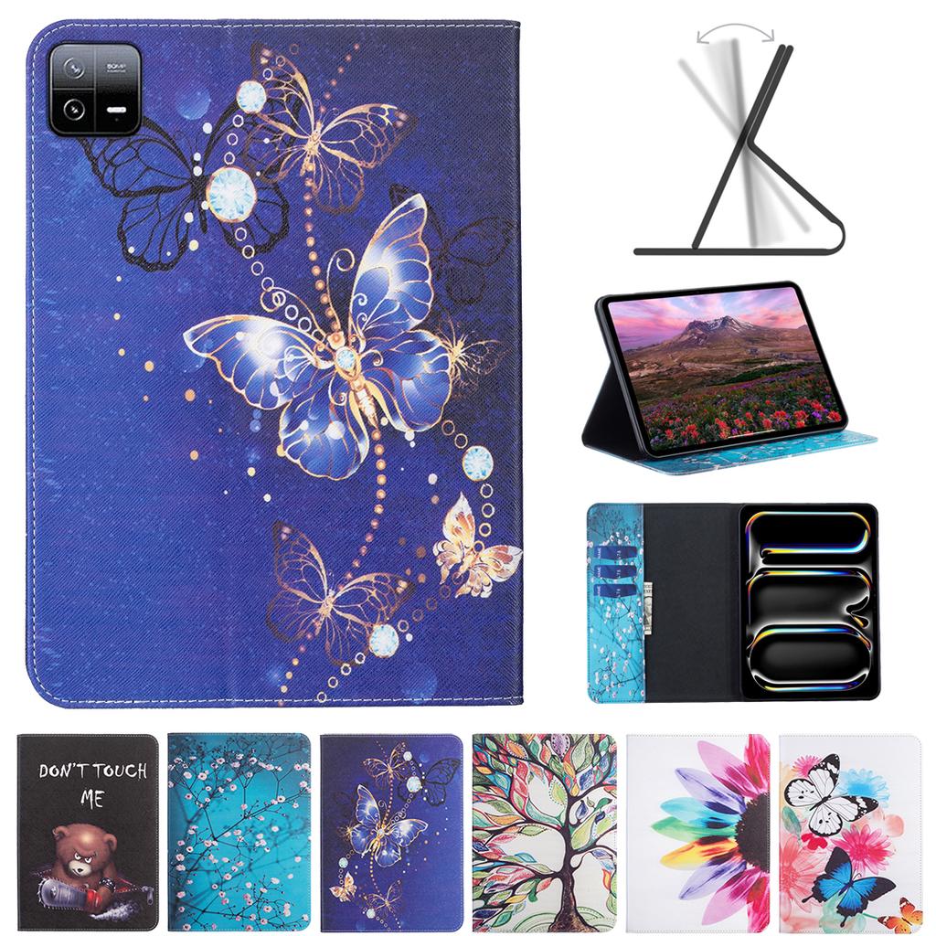 Кожаный чехол для Xiaomi RedMi Pad SE 11" 10,61" Чехол-подставка Xiaomi Pad 5 6 7 Pro 12,1 11 дюймов Чехол для планшета из искусственной кожи Redmi Pad Pro