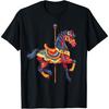 Carnival Carousel Horse Carousel Unicorn T-Shirt(1)