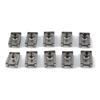 110PCS Fairing Bodywork Panel U Clips Motorcycle Nut Speed Fasteners M4 M5 M6 M8