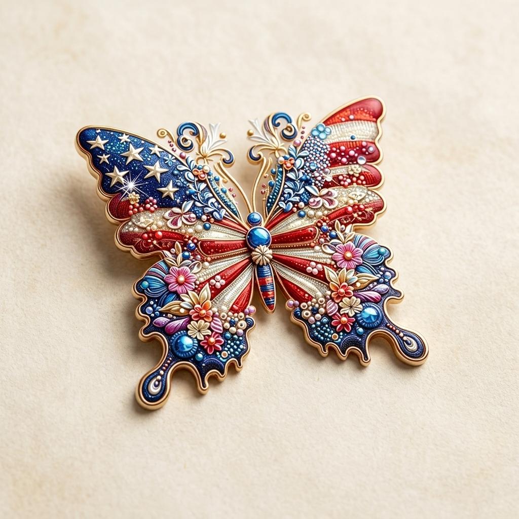 250th-Anniversary Enamel Pin Badge Alloy Collectible Brooch For Independence Day