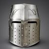 Handmade Medieval 14th Century Great Helmet Perfect for Renaissance Fair, Cosplay, LARP, Halloween Costume Authentic Steel Armor Replica