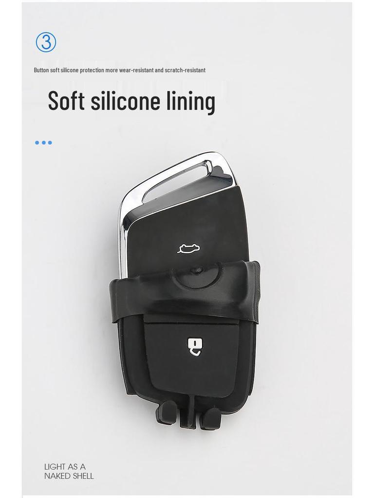 Luxury Key Cover for Baojun RS3, RM5, RC6 & RS5 - Car Bag Shell Buckle