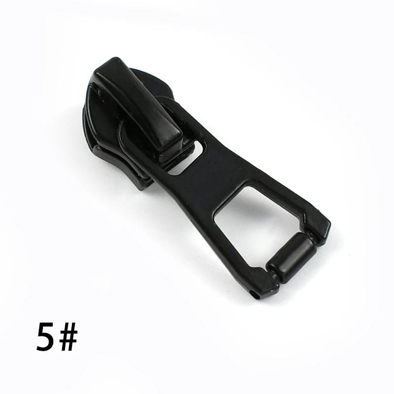 10-50 шт. 3# 5# 8# 10# Водонепроницаемые реверсивные слайдеры для нейлоновых молний, куртка, палатка, пуллер для молнии, головка, ремонт, швейные принадлежности