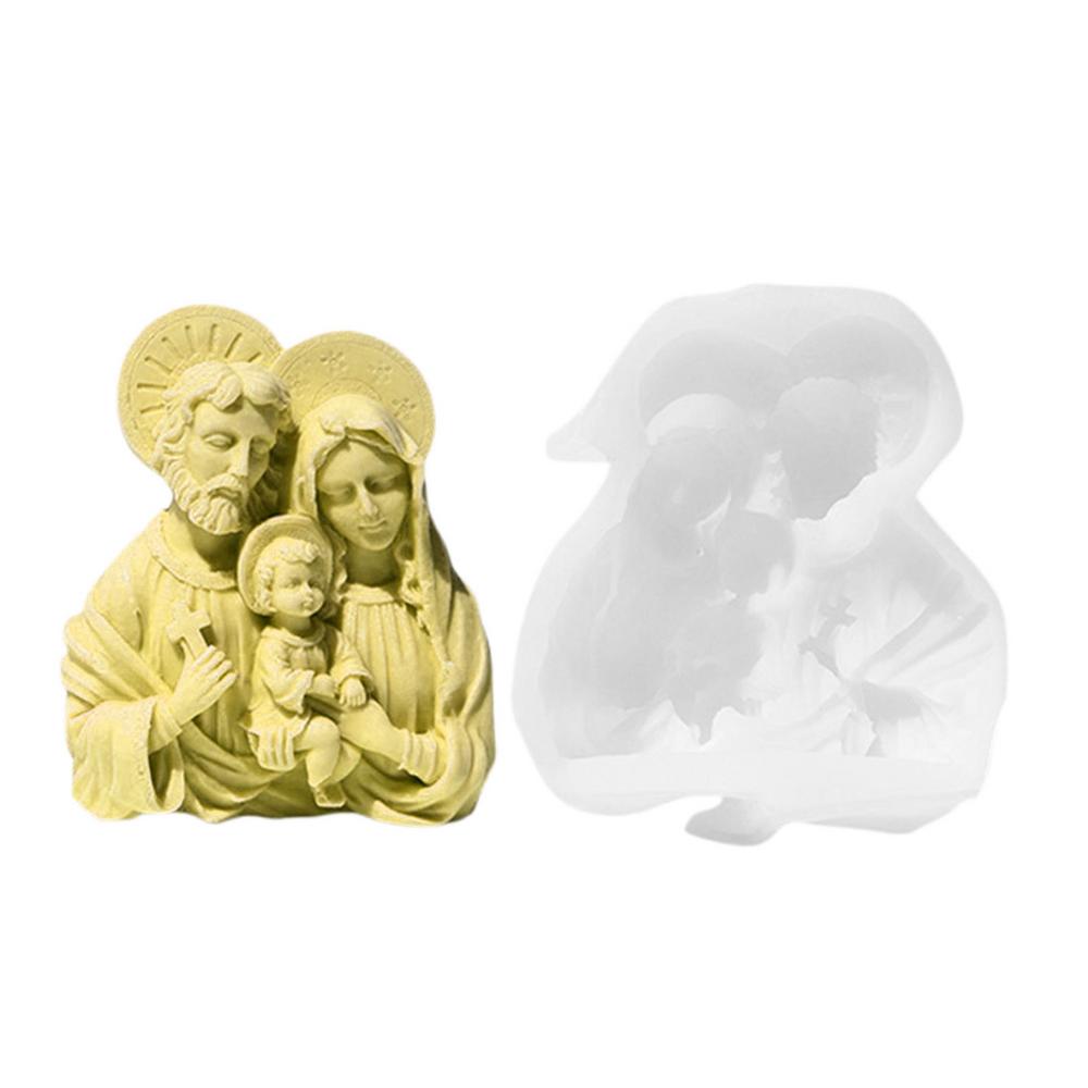 Формы для изготовления свечей, портретная шоколадная форма, инструмент для художественного ремесла, форма для литья смолы для воскового мыла, ароматизированная свеча, домашний декор