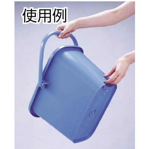 Shinki Gosei Tombow New Select Mop Bucket, Square, 17L, Blue, 42.5cm W x 27cm D x 29cm H, Food Sanitation Law Compliant, C-17, Made in Japan