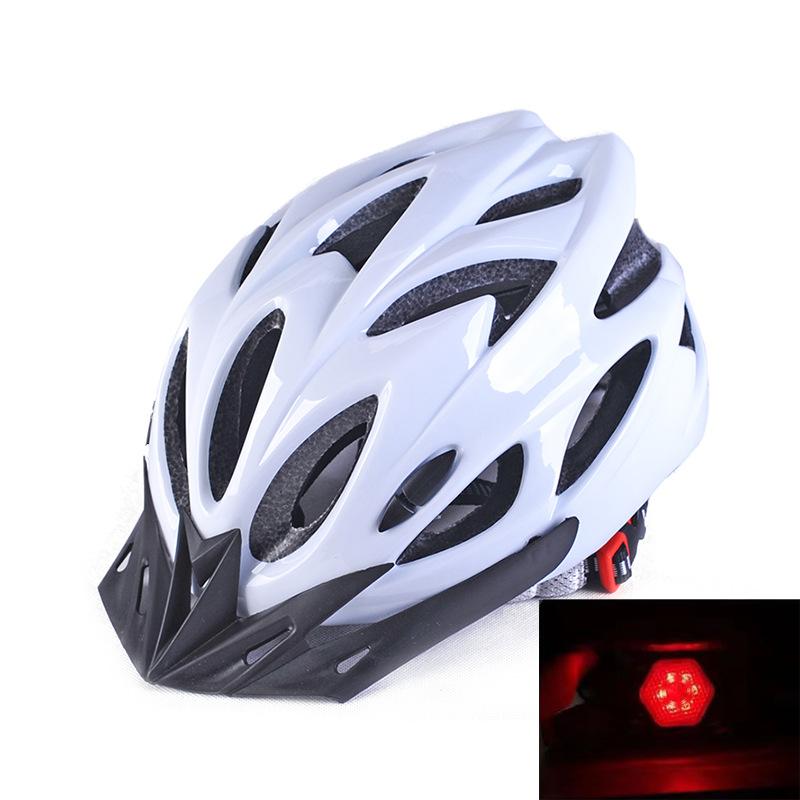 Велосипедный шлем с интегрированной формовкой и задним фонарем Велосипедный шлем для езды на горном велосипеде Защитный шлем для вождения