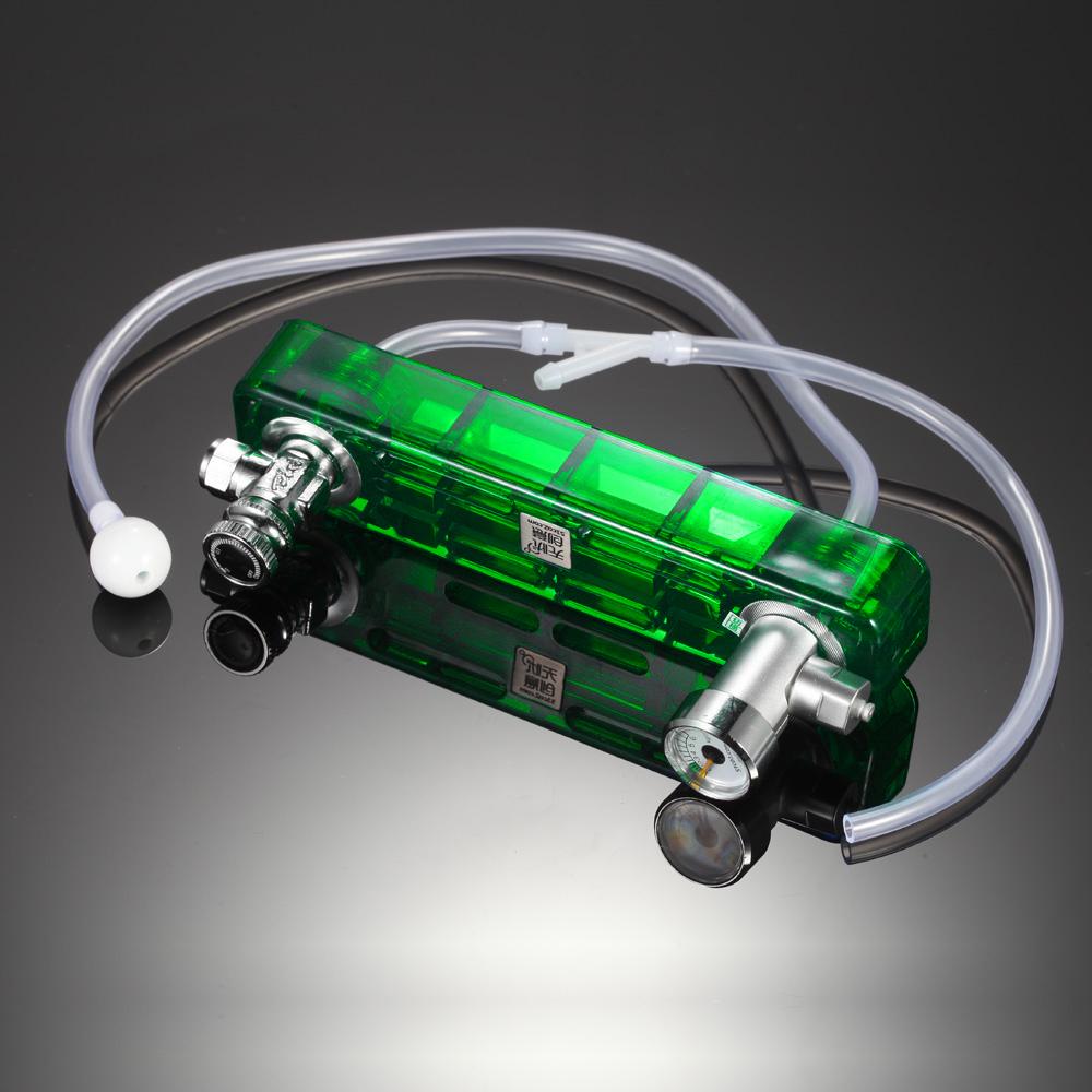 Комплект генератора CO2 своими руками с манометром, безопасный клапан, регулятор расхода воздуха, аксессуар для аквариума