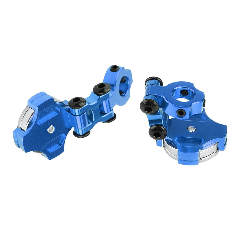 2 шт. Аксессуары для модельных машин Металлические Магнитные Скрытые Крепления для кузова для Радиоуправляемой машины (Темно-синий)