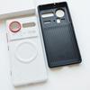 Для ZTE Nubia Z70 Z70S Z80 Ultra Чехол из кожи с алмазным узором Магнитная застежка Контрастные кнопки Рамка для камеры Покрытие против отпечатков пальцев