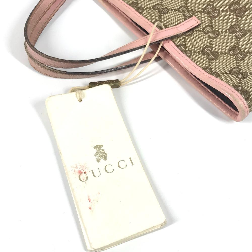Gucci 271101 GG Попугай Папагалло Сумка-тоут с брелоком Ручная сумка розовый/бежевый