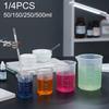 Kitchen Water bottle Graduated cup Pour Spout Baking Supplies Laboratory Beaker Liquid Jug Transparent Mug Measuring Cup