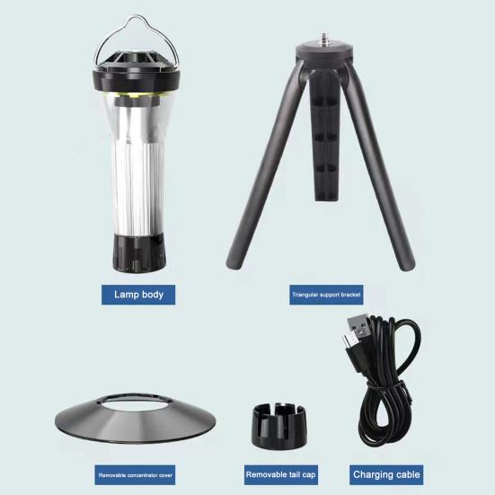 Мини настольный штатив 45661 винт кронштейн для кемпинговой лампы с USB-подзарядкой