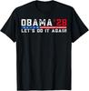 Футболка Обама 2028 Обама В Президенты 2028 Унисекс Футболка