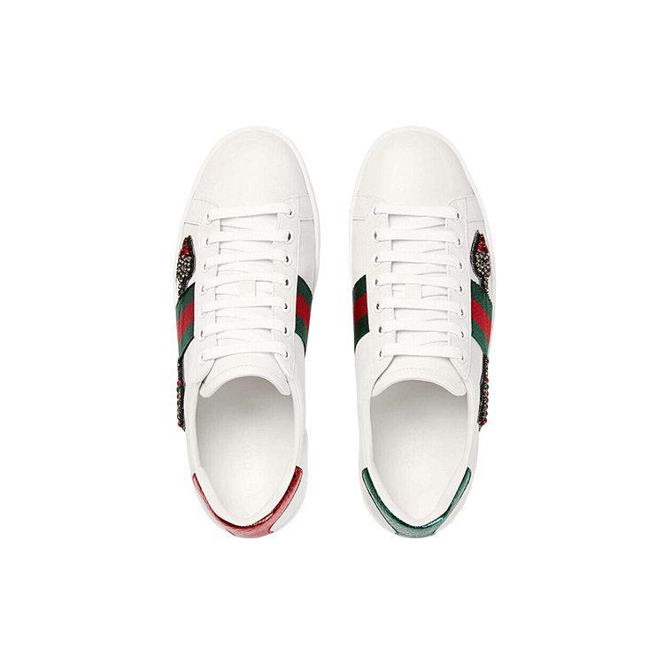 Gucci Женская обувь Ace с вышивкой 'Стрела' Женская 454551 A38G0 9064