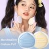 Пуховка-подушечка Marshmallow Air Cushion - Двусторонний аппликатор для сухого/влажного нанесения тональной основы и легкой базы, Профессиональный инструмент для макияжа