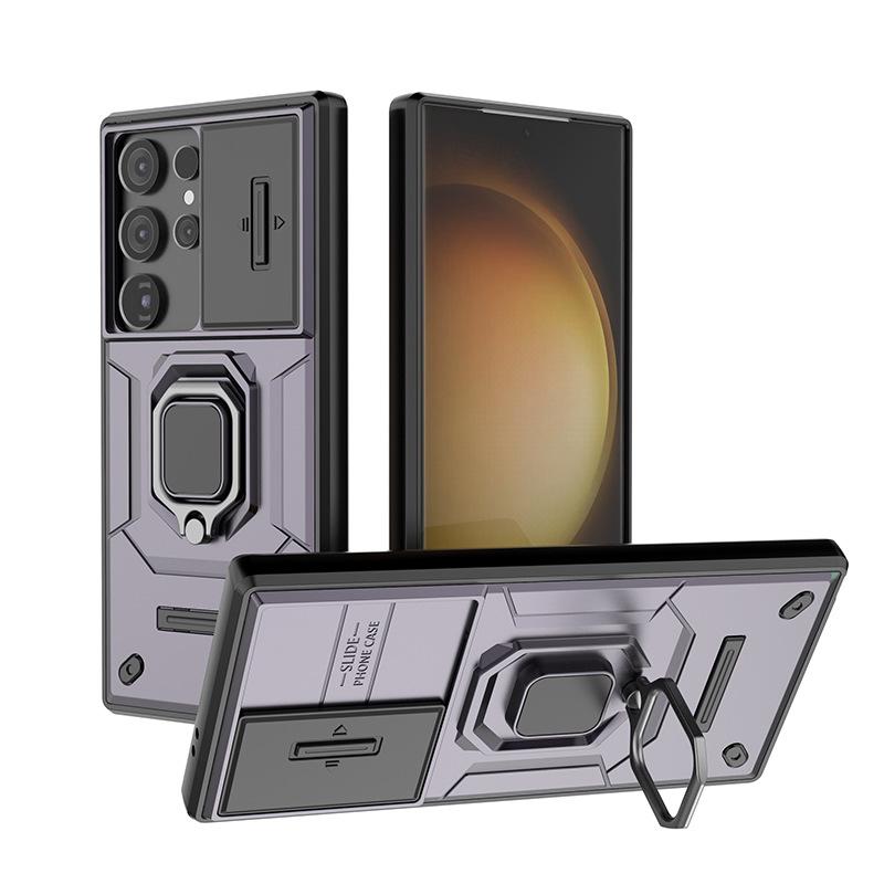 Применимо к чехлу для мобильного телефона Samsung S26Ultra battle bear, чехлу для Samsung S25Ultra с выдвижной подставкой-окном, защитному чехлу для Samsung S24Ultra