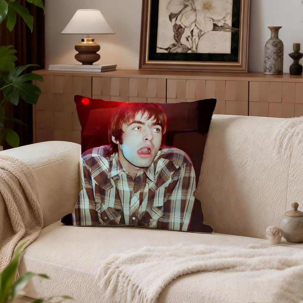 Liam Gallagher Cushion Cover Cushion Cover Set 4Pcs 50X50 45X45 40X40 Pillowcase Decorative Sofa Home Decor