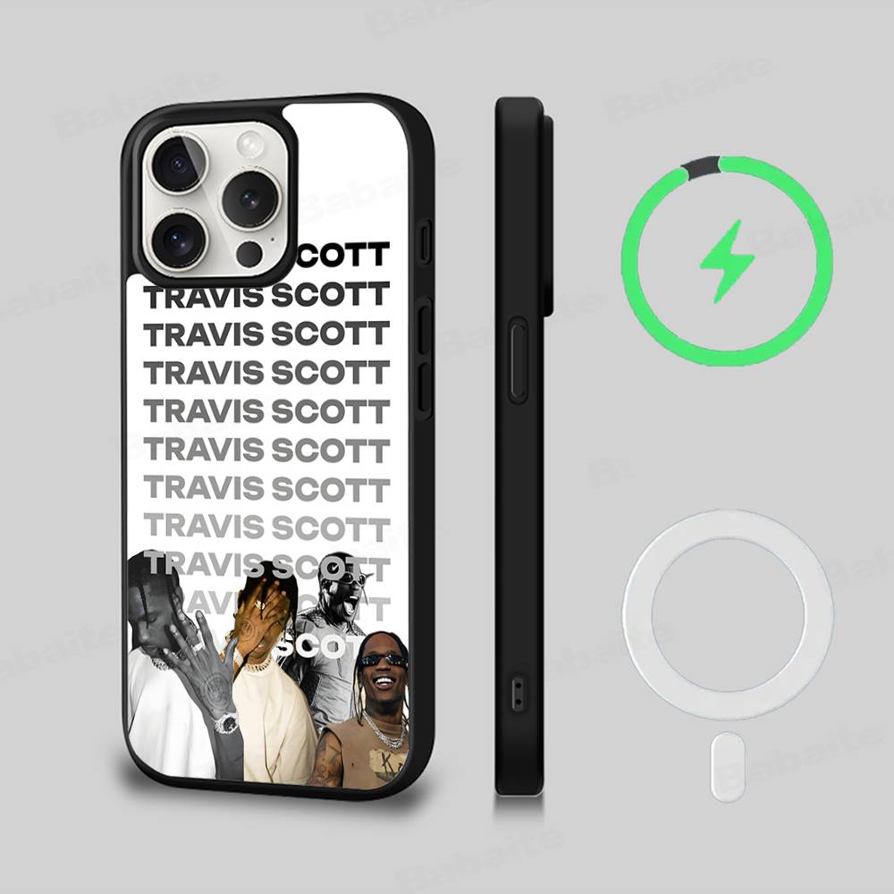 Роскошный чехол для телефона Travis Scott Cactus Jack для IPhone 17 16 15 14 13 12 11 Pro Max Plus Для Magsafe Магнитный корпус