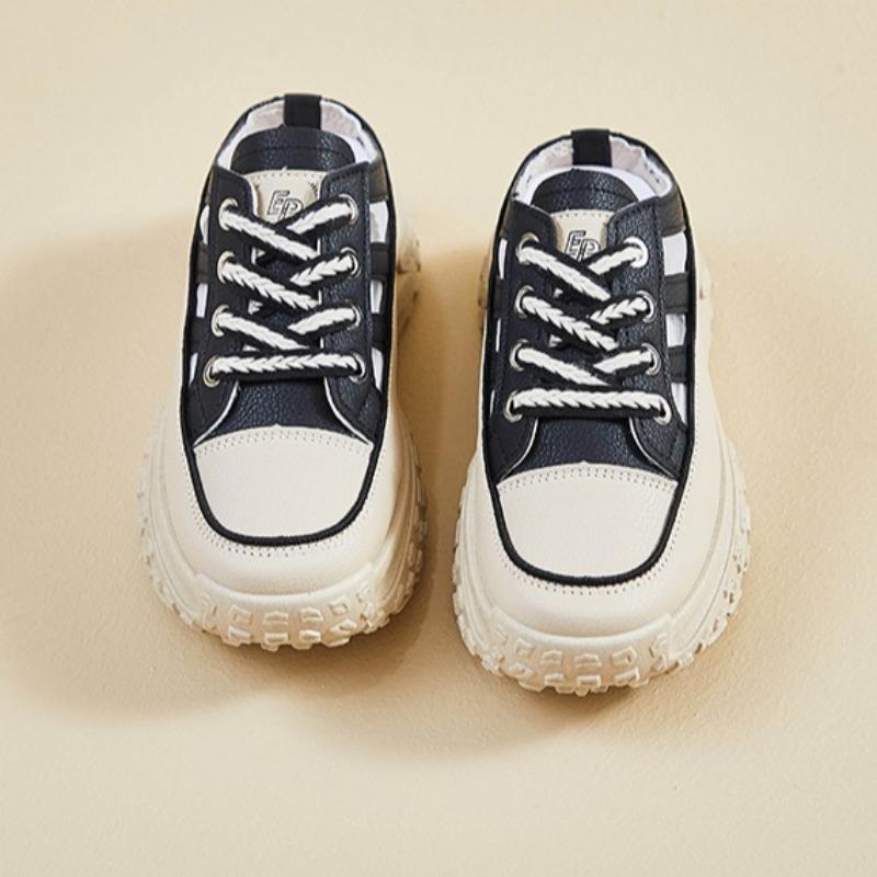 Fashion 2025 Ladies Shoes Closed Toe Women's Slippers Fashion Roman Thick Bottom Best Seller Hollow Out Lace-up Comfortable Casual Shoes