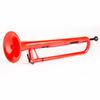 pInstruments Plastic Wind Instrument Bugle pBugle Bb Style Lightweight Highly Durable ABS Made of Biocoat Antibacterial PBUG1R Red & [Mouthpiece