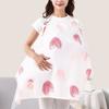 Cotton Outdoor Nursing Towel Cartoon Baby Stroller Blanket Breathable Breastfeeding Cover Mother