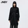 JNBY 2022 Осень Элегантное платье-рубашка с лацканами