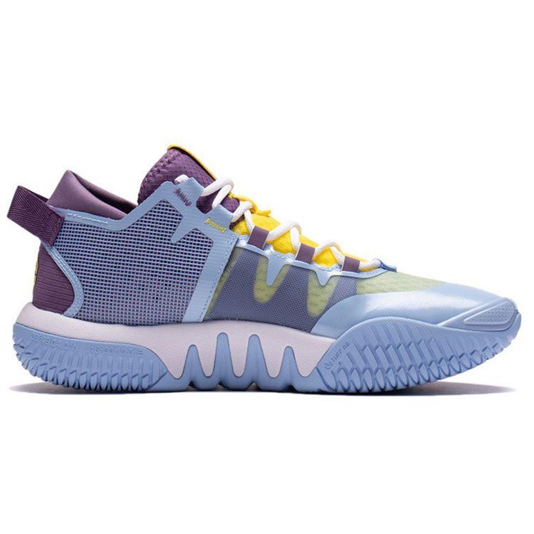 Li-Ning Bad Five 2 Low Aurora Blue Jam Фиолетовые мужские кроссовки ABFS003-2