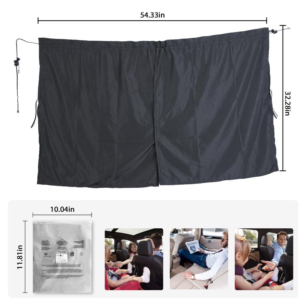 New Car Isolation Curtain Sealed Taxi Cab Partition Protection And Commercial Vehicle Air-conditioning Sunshade Privacy