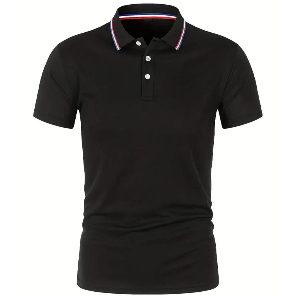 STORN Hot Sale Men's Summer Casual Breathable Comfortable Polo Shirt Men's Solid Color High Quality Short Sleeve T-Shirt