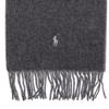 Polo Ralph Lauren PC0455 MUFFLER Muffler Pony Logo Stole Plain Unisex Men's Women's (036(GREY)) [Item]