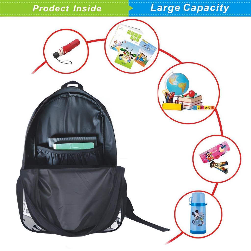 Angry Geometry Dash Backpacks for Middle and High School Students, Large Capacity Leisure Backpacks, Holiday Gifts