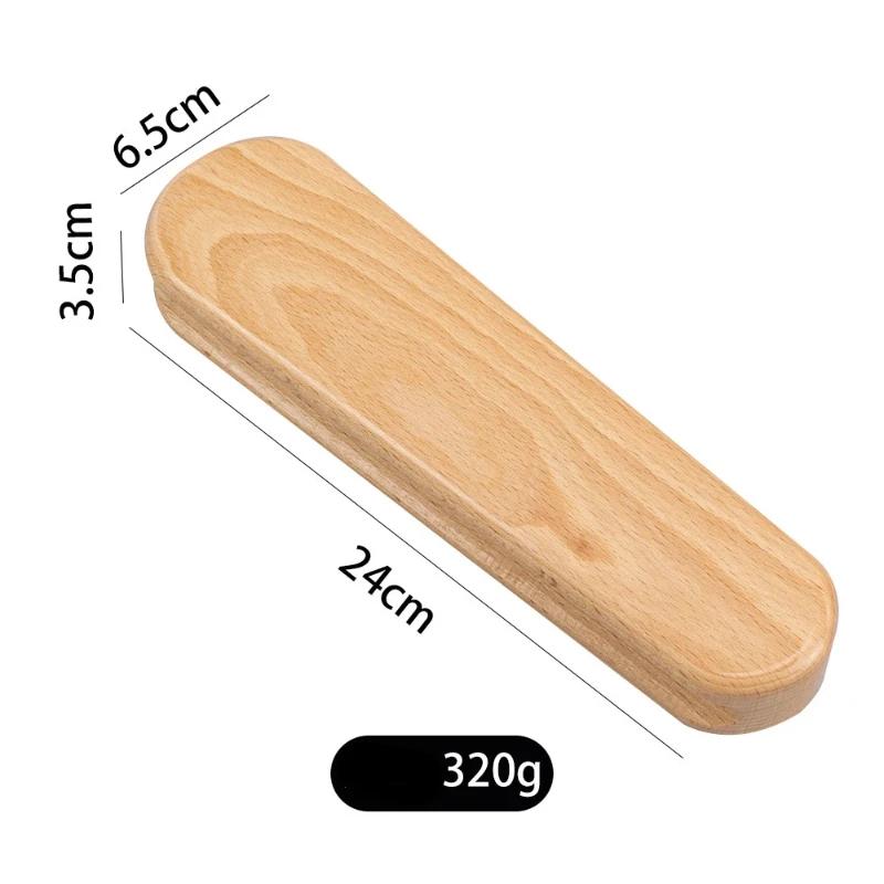 Многоцелевой буковый деревянный портновский хлопушка Профессиональная двусторонняя прижимная подушка для квилтинга, шитья, глажки ткани, аксессуары