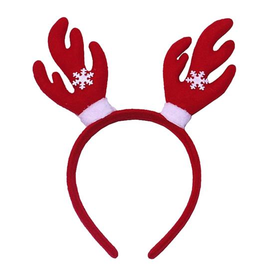 2 шт., рождественские повязки на голову, привлекательные классические оленьи рога, праздничный обруч в форме Санта-Клауса для женщин и девочек