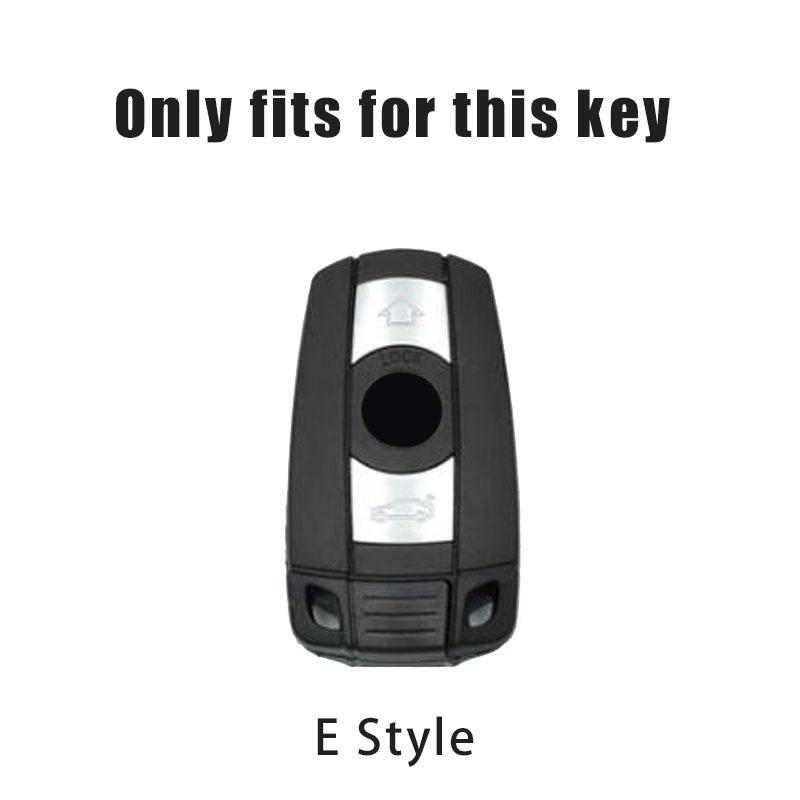 BROB8 Car Leather Zinc Alloy Car Key Case Cover For BMW 1 3 5 Series X1 X3 X4 X5 F10 F15 F16 F20 F30 F18 F25 M3 M4 Auto Accessories