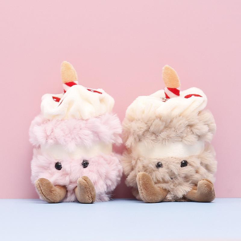 Lovely Cake Birthday Plush Toy In Multiple Color Great Children Gift Birthdays