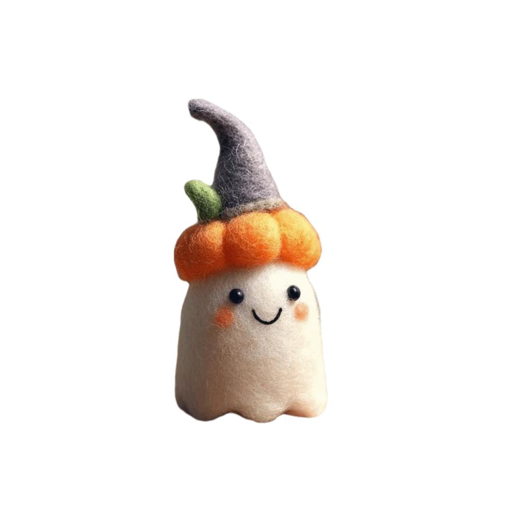 Cute Halloween Ornaments Toy Halloween Decoration Home Decor Wool Felt Ghost Statue Pendant