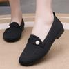 Shoes Women's Spring and Autumn Casual Fashion Women's Single Shoes Flying Weaving Breathable Soft Sole One Pedal Shallow Mouth Flat Sole Women's