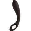 BLACK HEART ANAL MASSAGER 15 CM