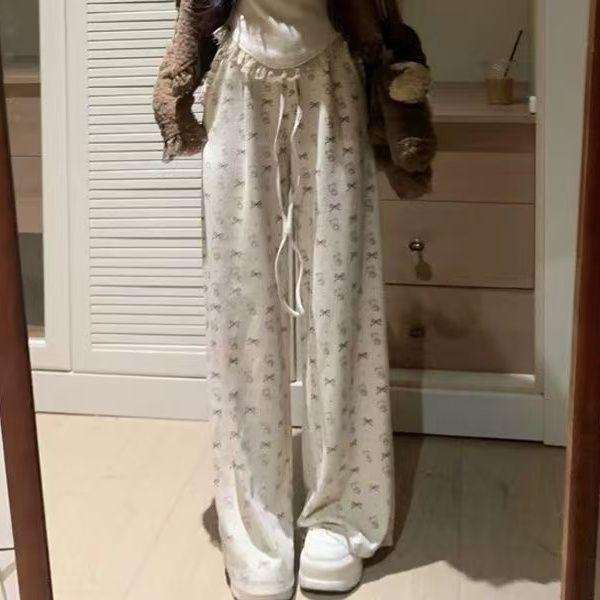 Осенне-зимний кремовый кардиган для щенка и повседневный облегающий жилет с комплектом длинных брюк