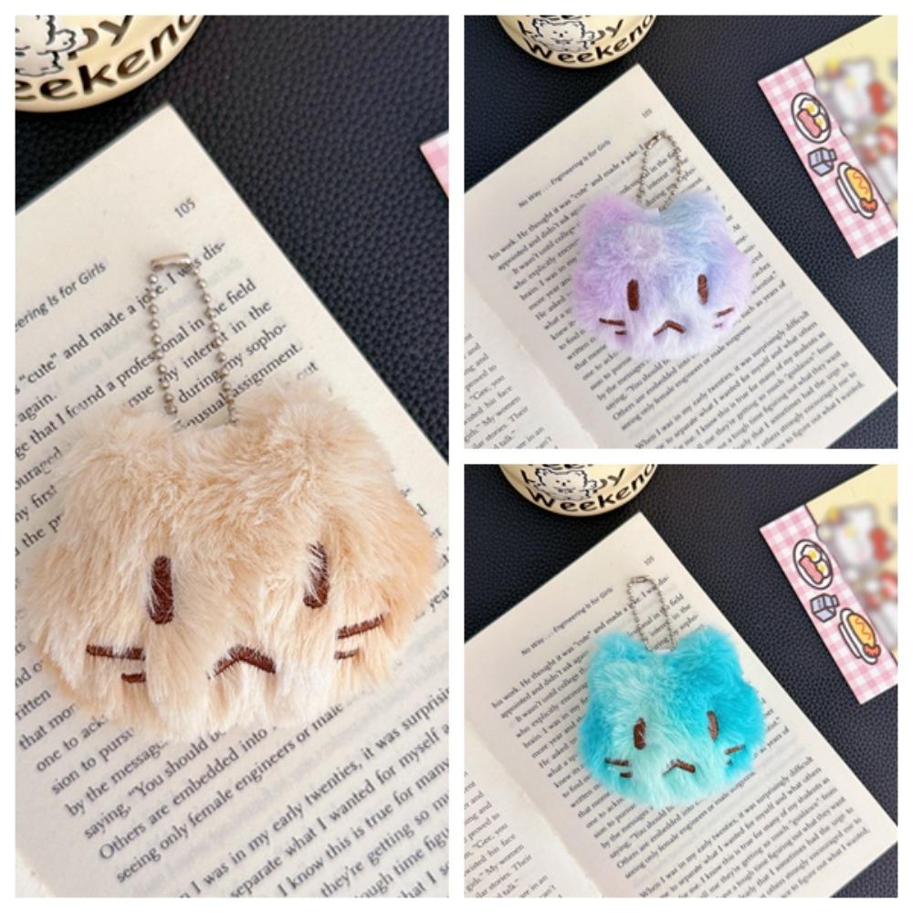 Backpack Decor Cat Plush Keyring Korean Style Plush Doll Pendant Cat Doll Plush Keychain  Unisex