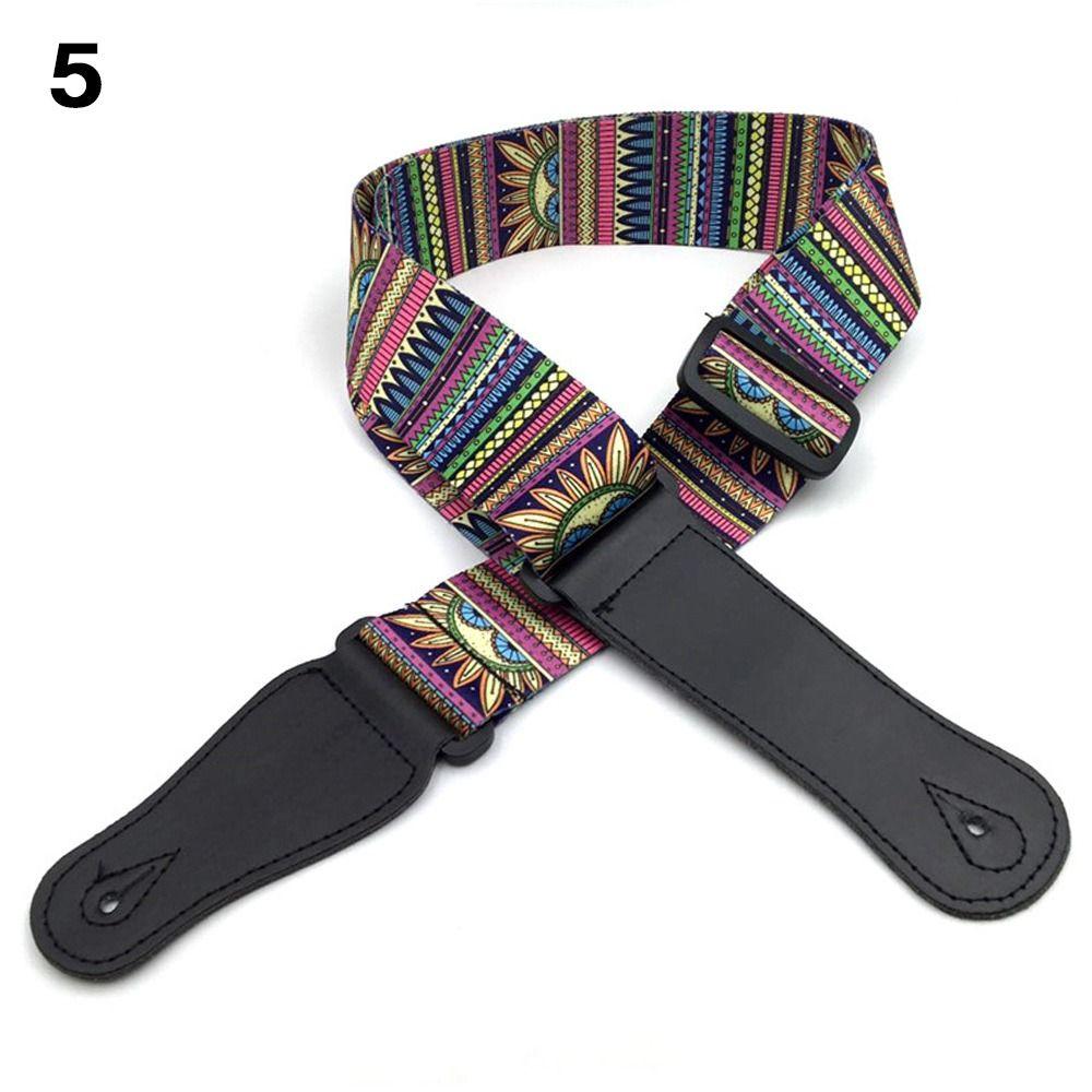 sale Nylon Ethnic Style Adjustable Belt Musical Instrument Straps Guitar Accessories Ukulele Strap