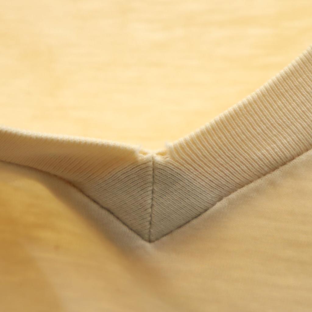 Ron Herman сделано в Японии Футболка с коротким рукавом и V-образным вырезом M бежевая Мужская Б/у