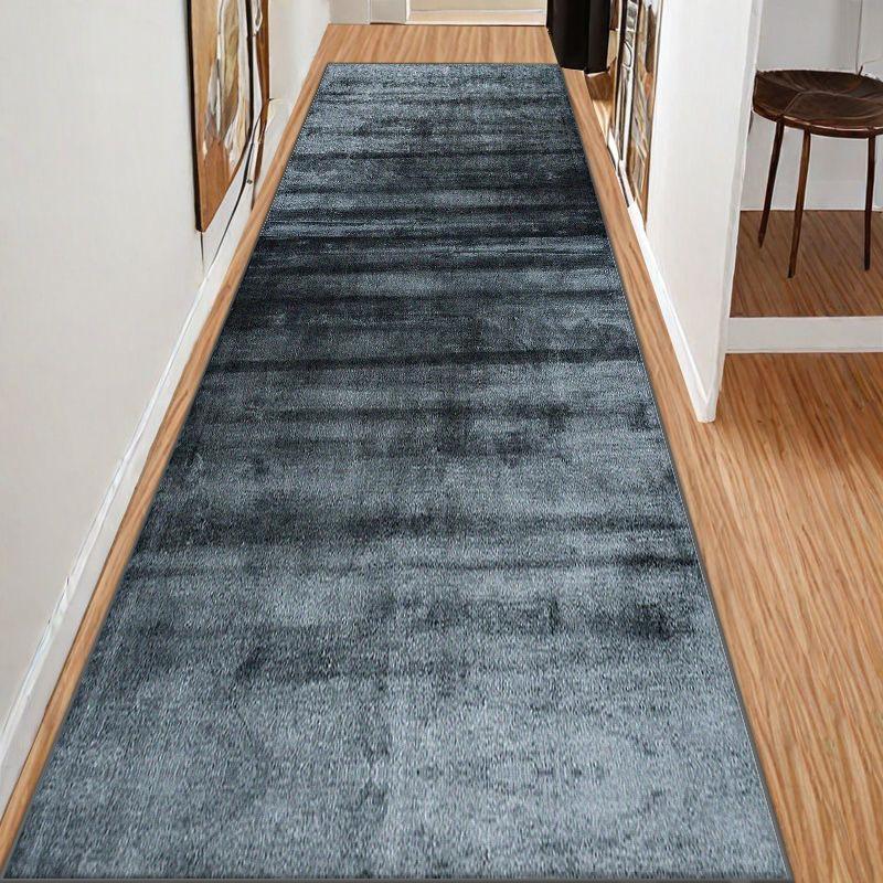 Простой стиль Длинный ковер для коридора Однотонная декорация Дом Гостиная Коврик-дорожка Холл Лестница Проход Нескользящий коврик для пола